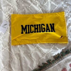 Michigan Yellow Tube Top
